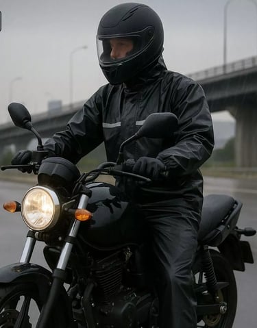 Conjunto de Capa de Chuva Impermeáve