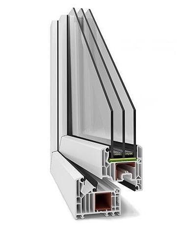 Veka Softline 82 ( 3 Stiklai ) 