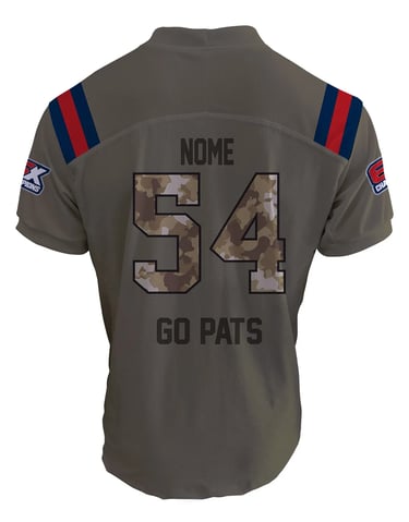 Jersey Pats Mil Grau - Marrom