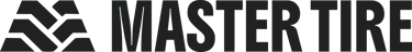 logo de master tire en color negro