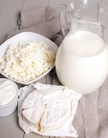 Congélation des produits laitiers