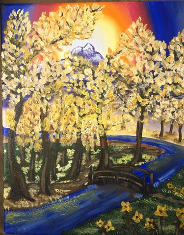 Feuille (painting) Kylee Nicole