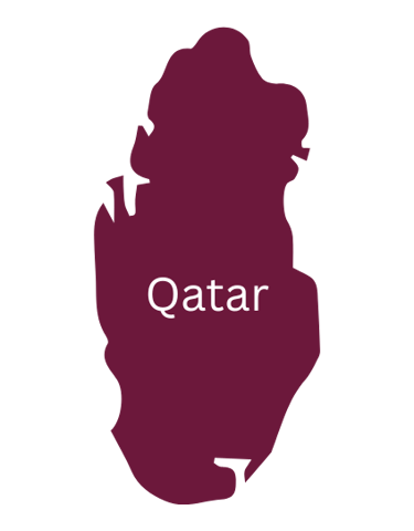 Map of Qatar