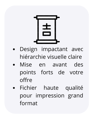 services kakémono