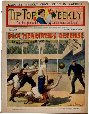 Dick Merriwell's Defense Tip Top Pulp Sports Comic