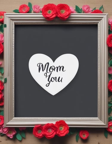 An elegant photo frame with a tender family picture, highlighting cherished memories.