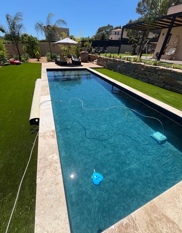 réalisation d'une piscine en béton armé par EGPR à La Farlède
