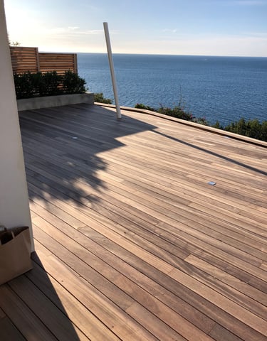 terrasse en bois réalisée par EGPR