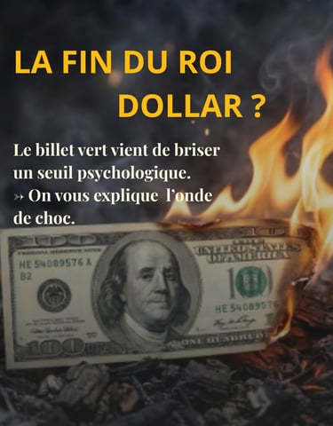dollar économie finance géopolitique chute baisse monnaie 