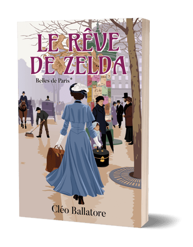 Nouveauté : Le rêve de Zelda, mockup du broché - Cléo Ballatore