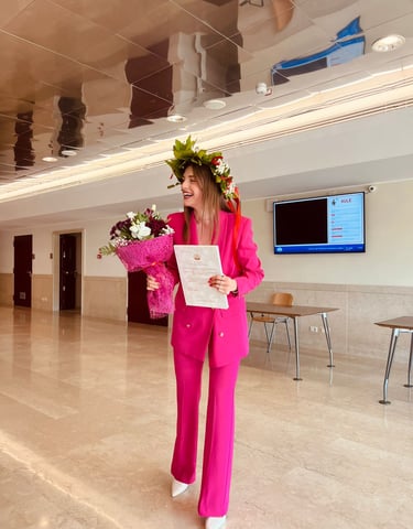 Laurea triennale presso Università Campus Bio-Medico di Roma.