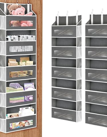 Space Saving Over The Door Organizer For Small Space Living