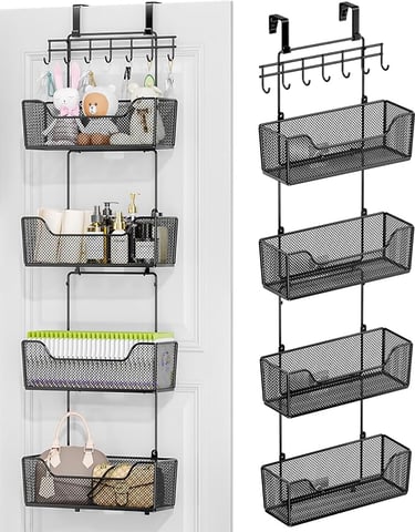 Space Saving Over The Door Organizer For Small Space Living