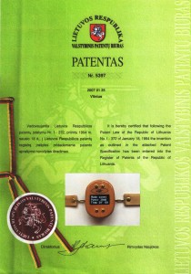 lazeriu patentas