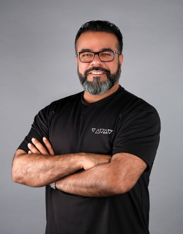 Executive business portrait highlighting leadership and confidence in a high-quality studio setup..