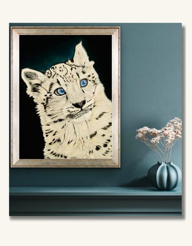 Snow Leopard Fine Art Print