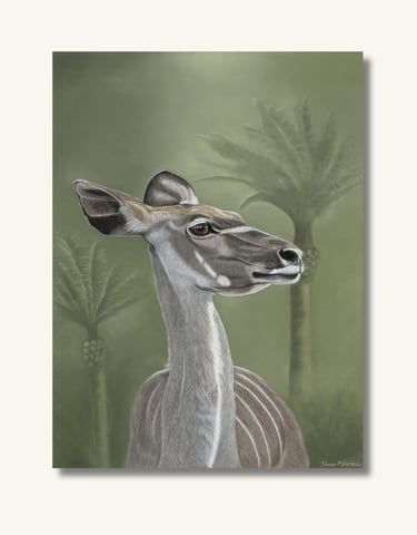 Lady Kudu painting