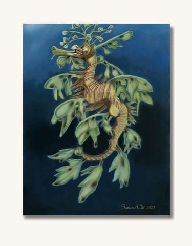 Sea Dragon Original Painting