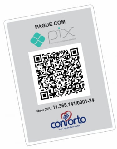 pix plastificado