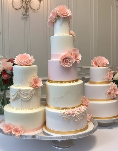 An assortment of bite-sized Filipino-inspired desserts in delicate glass jars.