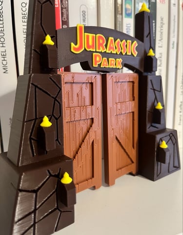Trophée Jurassic Park imprimé en 3D