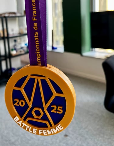 Trophée de médaille en impression 3D