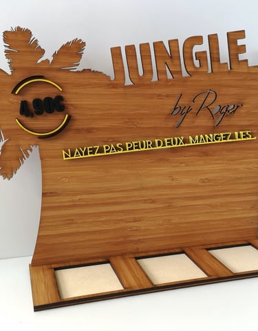 Trophée à la découpe laser