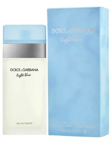 O perfume Light Blue feminino