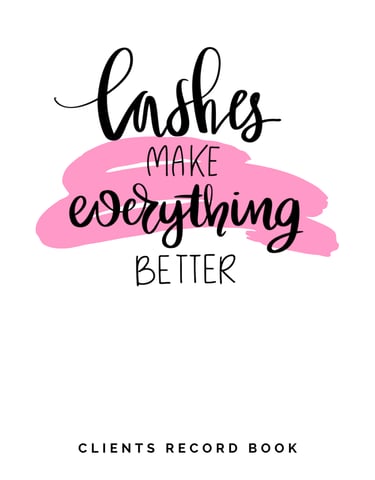 Cover Lashes make everything better pink and black
