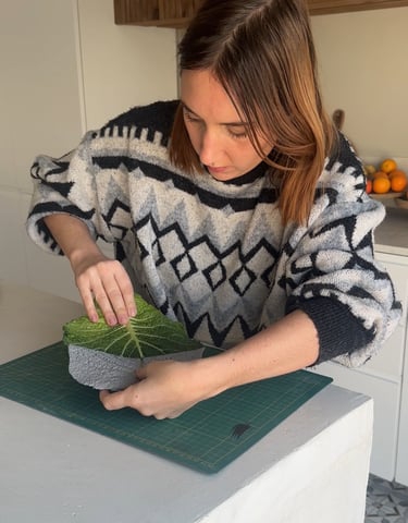 tuto coupelle chou argile maison agave