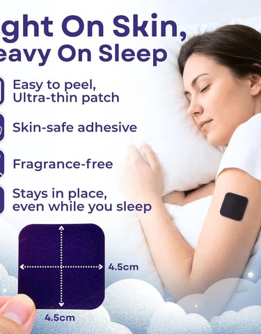 Dalileo natural melatonin sleep aid patches package