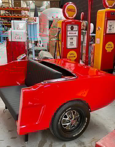 1966 ford sofa ford mustang made with a complete rear,vintage car part,