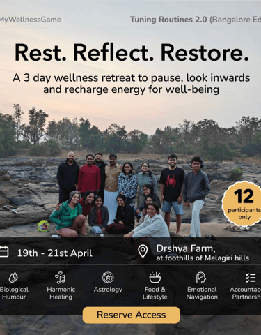 April 19th - 21st April Wellness Event 