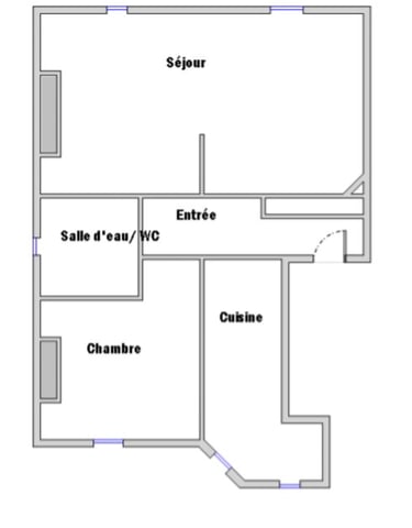 Plan d'appartement à vendre