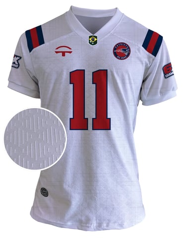 Jersey Pats Mil Grau - Branca