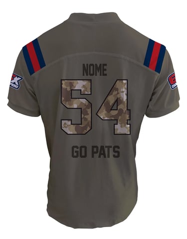 Jersey Pats Mil Grau - Marrom