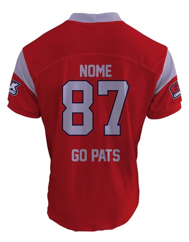 Jersey Pats Mil Grau - Vermelha