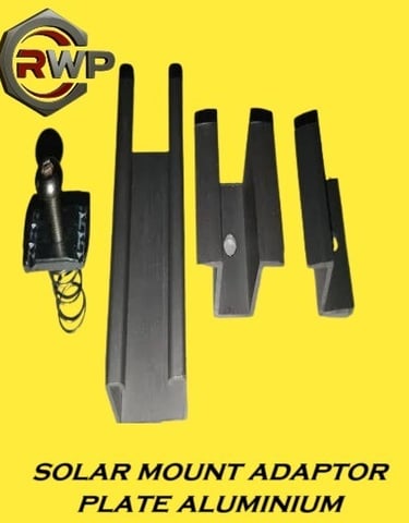 solar mount adaptor plate aluminum