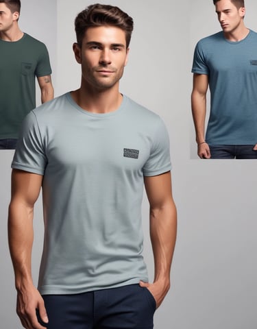 assorted color folded shirts on wooden panel