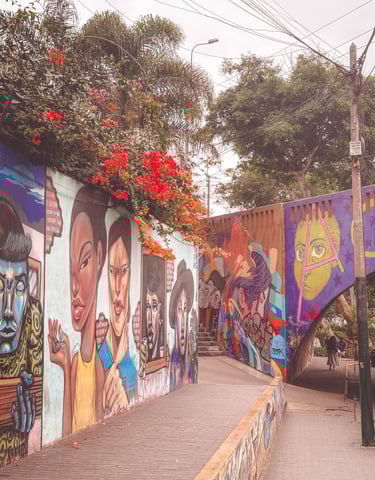 Mural Art in Lima, Peru