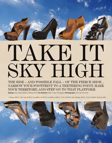 magazine design pink malta shoes accessory photography