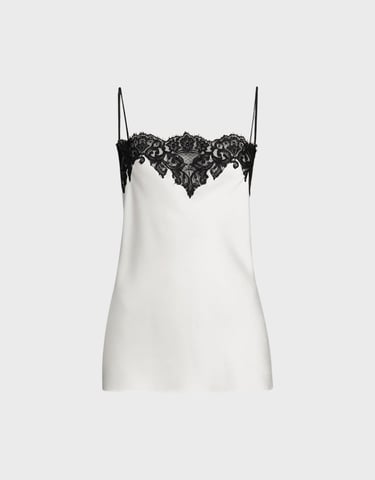 Amazon Luxury Fashion Made in Italy, this Stella McCartney square neck slip top is crafted of satin