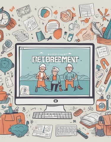 A notary stamping paperwork in a bright, welcoming office.