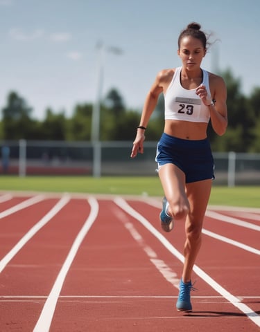 Athlete drinking water after workout with healthy snacks nearby