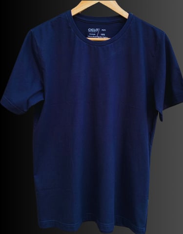 Camiseta ecológica em PET reciclado de manga curta da CicloAmbiental