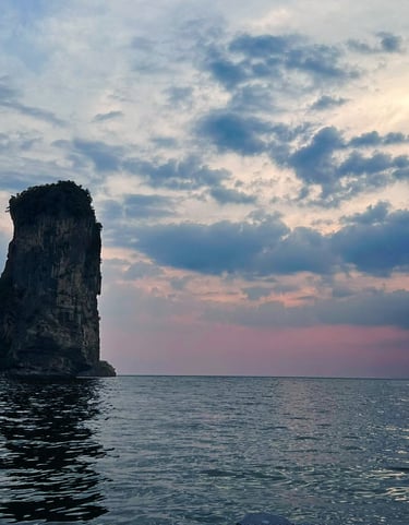 Sunset in Krabi, Thailand