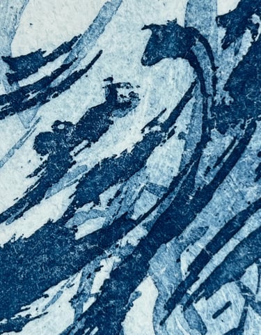 Detail of Zinc plate