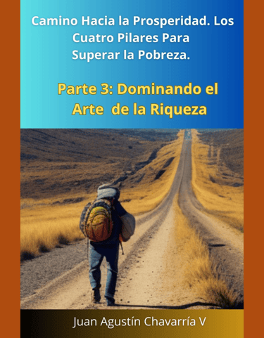 Persona en camino abierto simboliza el arte de la riqueza: ahorrar, invertir y disfrutar el dinero