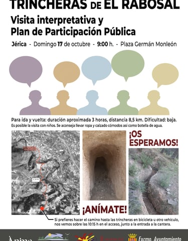 Ruta sendero trincheras El Rabosal Jérica Alto Palancia Castellón