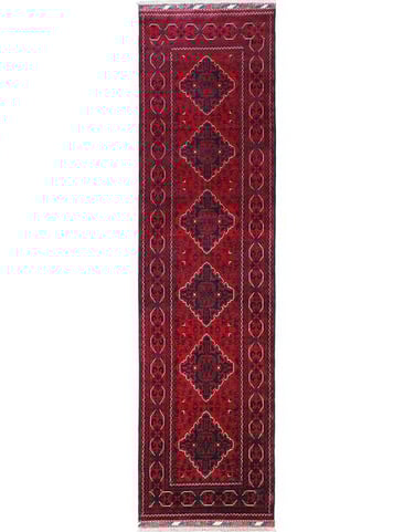 KUNDUZ RUNNER - 310cm x 80cm (10'3 x 2'8) - HALL RUNNERS - ARTISAN CARPET